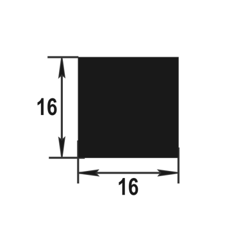 Штанга квадратная ШКв 16